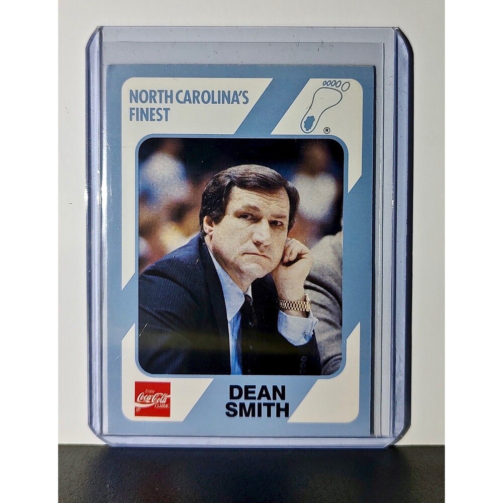 Dean Smith 1989 Collegiate Collection #2 Card North Carolina Tar Heels